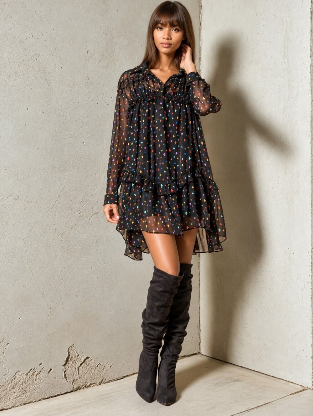 ❤️ EVA FRANCO AUGUSTINA DRESS - CHIFFON YESTER, 8